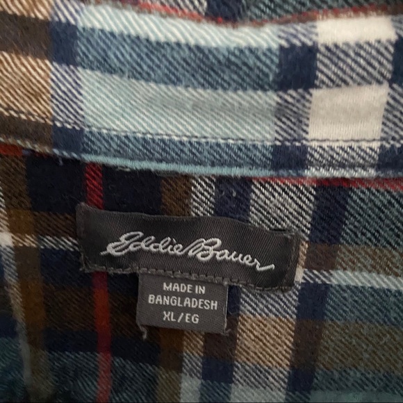Eddie Bauer Flannel (XL fits more like L) - Picture 6 of 7